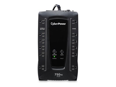 CyberPower AVR Series 750VA 450W Line-Interactive Desktop, Green Power Bypass (AVRG750U), AVRG750U, 17344467, Battery Backup/UPS