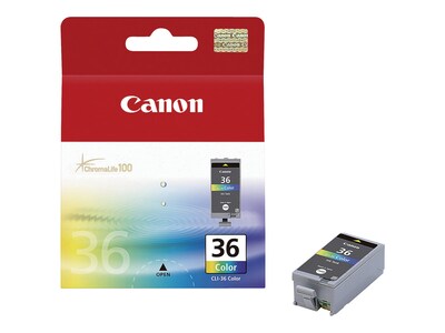 Canon Color CLI-36 Ink Cartridge for PIXMA mini260, 1511B002, 7221421, Ink Cartridges & Ink Refill Kits - OEM