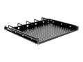 Tripp Lite Cantilevered Steel Rack Shelf Wall1URM Cable Rings 14.2in Deep 50LBS, SRWSHELF4P1U, 36761709, Rack Mount Accessories