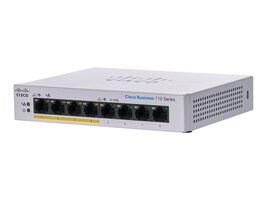 Cisco CBS110-8PP-D-NA Main Image from Right-angle