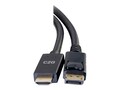 C2G DisplayPort Male to HDMI Male 4K 30Hz Passive Adapter Cable, Black, 3ft, 54432, 37834084, Cables C2G DisplayPort Male to HDMI Male 4K 30Hz Passive Adapter Cable, Black, 3ft, 54432, 37834084, Cables