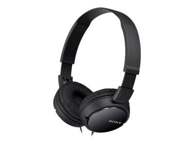 Sony Stereo Headphones 98dB MW BLACKACCSCLOSED Supra-Aural Dynamic 30 mm , MDRZX110/BLK, 18475426, Headphones
