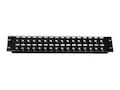 C2G Blank Keystone Multimedia Patch Panel, 16-Port, 03858, 9505216, Patch Panels