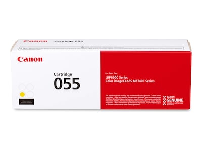 Canon Yellow 055 GENUINE Toner Cartridge, 3013C001, 36927916, Toner and Imaging Components - OEM Canon Yellow 055 GENUINE Toner Cartridge, 3013C001, 36927916, Toner and Imaging Components - OEM