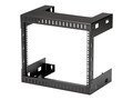StarTech.com 2-Post 8U 19 Open Frame Heavy-Duty Wall-Mount Network Server Rack for Data AV, RK812WALLO, 9808268, Racks & Cabinets