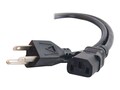 C2G NEMA 5-15P to IEC320C13 18AWG Universal Computer Power Cord, 12ft, 53406, 10202280, Power Cords