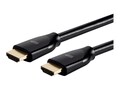 Monoprice 18Gbps 4K Certified Premium High Speed HDMI M M Cable, Black, 30ft, 32991                         , 41892687, Cables
