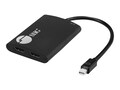Siig 1x2 Mini DP 1.2 to HDMI Multi Monitor Splitter - 2 Port MST Hub, CE-DP0L11-S1, 37832530, Video Converters, Extenders & Splitters