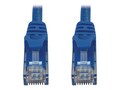 Tripp Lite Cat6a 10G Snagless Molded UTP PoE Ethernet Cable, Blue, 6ft