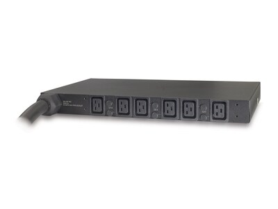 APC PDU Basic 1U Rackmount 14.4kW 208V 3PH  (6) C19 Receptacles, AP7516, 6827439, Power Distribution Units