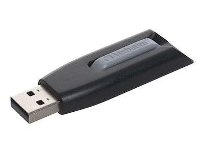 Verbatim 256GB 3.0 Store n' Go USB Flash Drive, Gray, 49168, 18365307, Flash Drives Verbatim 256GB 3.0 Store n' Go USB Flash Drive, Gray, 49168, 18365307, Flash Drives