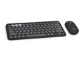 Logitech Peeble 2 Mouse and Keyboard Combo for Mac - Tonal Graphite, 920-012200, 41695615, Keyboard/Mouse Combinations