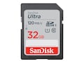 SanDisk 32GB Ultra UHS-I SDHC Memory Card, Class 10, SDSDUN4-032G-AN6IN, 41178466, Memory - Flash