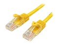 StarTech.com Cat5e Snagless Patch Cable, Yellow, 10ft, 45PATCH10YL, 10927011, Cables
