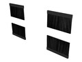 Vertiv Cable Pass Through Brush Kit CPNTFOR Top Panel , VRA2006, 36240794, Rack Mount Accessories
