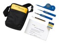 Fluke Enhanced Fiber Optic Cleaning Kit with One Click Cleaners, NFC-KIT-CASE-E, 13204088, Cleaning Supplies