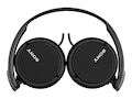 Sony Stereo Headphones 98dB MW BLACKACCSCLOSED Supra-Aural Dynamic 30 mm , MDRZX110/BLK, 18475426, Headphones