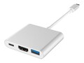 4Xem USB C Dock HDMI USB 3.0 Power , 4XUSBCHUB01, 41253505, Docking Stations & Port Replicators