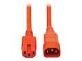 Tripp Lite Heavy Duty Computer Power Cord, 15A, 14AWG IEC-320-C14 to IEC-320-C15, Orange, 2ft, P018-002-AOR, 32986020, Power Cords Tripp Lite Heavy Duty Computer Power Cord, 15A, 14AWG IEC-320-C14 to IEC-320-C15, Orange, 2ft, P018-002-AOR, 32986020, Power Cords