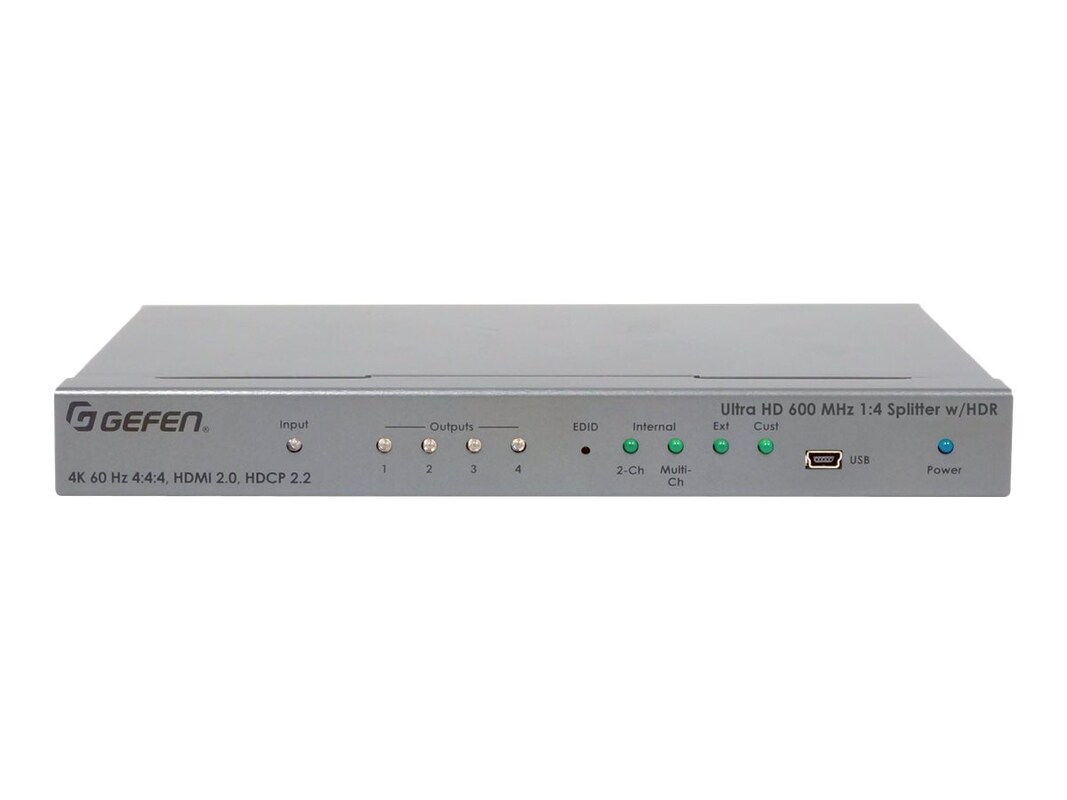 Gefen Ultra HD 600MHz 1:4 for HDMI with HDR (EXT-UHD600-14)