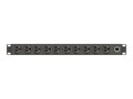 Vertiv Basic Horizontal PDU 1.9kW 120V 20A, 5-20P Input, (10) 5-20R Outlets, VP9563, 35858728, Power Distribution Units