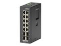 Black Box Industrial Managed Gigabit Ethernet Switch - (10) RJ-45, (4) SFP , LIG1014A, 33059834, Network Switches