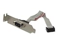 StarTech.com Slot Plate with Low Profile Bracket, 9pin Serial to 10pin Header, PLATE9MLP, 8896260, Motherboard Expansion