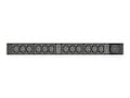 Vertiv Basic Horizontal PDU 4.9kW 208V 30A, L6-30P Input, (12) C13 Outlets, VP9571A, 35858736, Power Distribution Units