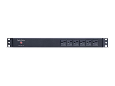 CyberPower Basic PDU 120V 15A 1U RM 5-15P Input 15ft Cord (18) 5-15R Outlets, RoHS, PDU15B6F12R, 11263383, Power Distribution Units CyberPower Basic PDU 120V 15A 1U RM 5-15P Input 15ft Cord (18) 5-15R Outlets, RoHS, PDU15B6F12R, 11263383, Power Distribution Units