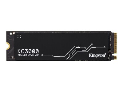 Kingston 512GB KC3000 PCIe 4.0 NVMe M.2 2280 Internal Solid State Drive, SKC3000S/512G, 41331657, Solid State Drives - Internal