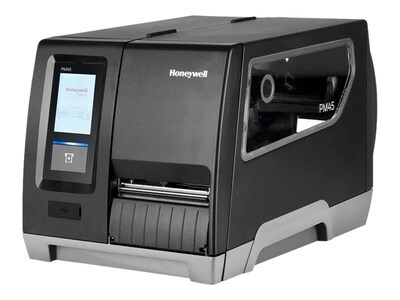 Honeywell PM45A Ethernet Thermal Transfer 406dpi Printer w  Full Touch Display & Fixed Hanger, PM45A10000000400, 41329702, Printers - Label