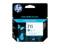 HP 711 (CZ134A) 29-ml Cyan Original Ink Cartridges (3-pack), CZ134A, 14736502, Ink Cartridges & Ink Refill Kits - OEM HP 711 (CZ134A) 29-ml Cyan Original Ink Cartridges (3-pack), CZ134A, 14736502, Ink Cartridges & Ink Refill Kits - OEM