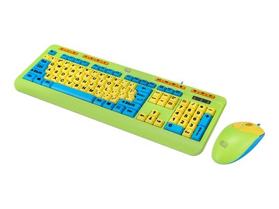 Adesso ANTIMICROBIAL WIRED KIDS KEYBR, AKB-132DB, 41501000, Keyboards & Keypads