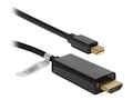 QVS Mini DisplayPort Thunderbolt to HDMI M M Digital Video Cable, Black, 6ft, MDPH-06BK, 33929001, Cables QVS Mini DisplayPort Thunderbolt to HDMI M M Digital Video Cable, Black, 6ft, MDPH-06BK, 33929001, Cables