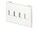 Panduit T70KW4IW Image 1 from Right-angle