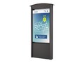 Peerless-AV Black Smart City Kiosk with 55 Xtreme High Bright Outdoor Display and Speakers, KOP55XHB-A, 41548247, Digital Signage Kiosks & Kiosk Enclosures