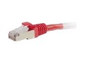C2G Cat6 Snagless Shielded (STP) Network Patch Cable, Red, 3ft, 00844, 16194920, Cables