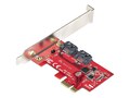 StarTech.com 2 Port PCIe SATA 6Gbps Non-Raid Expansion Card, 2P6G-PCIE-SATA-CARD, 41369126, Controller Cards & I/O Boards