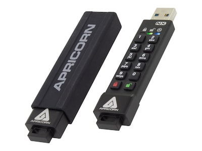 Apricorn 256GB Secure Key 3NX Encrypted USB 3.1 Gen 1 Flash Drive , ASK3-NX-256GB, 41517524, Flash Drives Apricorn 256GB Secure Key 3NX Encrypted USB 3.1 Gen 1 Flash Drive , ASK3-NX-256GB, 41517524, Flash Drives