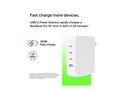 Belkin 140W 4-Port 3xUSB-C (65W + 45W + 20W) 1xUSB-A (12W) GaN Wall Charger Adapter - White, WCH014DQWH, 41650302, AC Power Adapters (external)