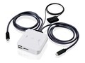 IOGEAR 2PORT 4K USB-C KVM SWITCH, GCS72CC, 41518235, KVM Switches