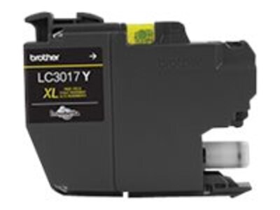 Brother Yellow LC3017Y High Yield Ink Cartridge, LC3017Y, 33569877, Ink Cartridges & Ink Refill Kits - OEM