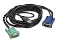 APC Integrated LCD-KVM USB Cable, 6ft, AP5821, 11515288, Cables