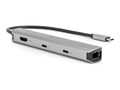 Rocstor Slim USB Type-C 6-in-1 Multiport Dock with 100W Power Delivery, Y10A311-S1                    , 41897012, Docking Stations & Port Replicators