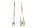 Tripp Lite Fiber Optic Patch Cable, LC-SC, 62.5 125, Duplex, Multimode, 1m, N316-01M, 454612, Cables Tripp Lite Fiber Optic Patch Cable, LC-SC, 62.5 125, Duplex, Multimode, 1m, N316-01M, 454612, Cables