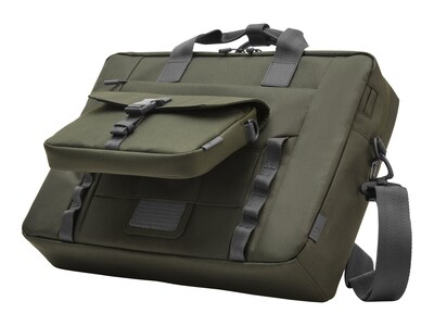 HP 15.6-inch Modular Laptop Bag - Olive Green, 9J497AA, 41784693, Carrying Cases - Notebook