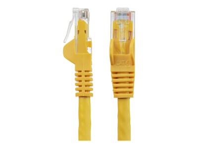 StarTech.com CAT6 Snagless Gigabit Wire 100W PoE 650 MHz Ethernet Patch Cable, Yellow, 50ft, N6PATCH50YL, 11862335, Cables