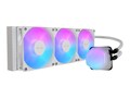 Cooler Master 360 Elite Liquid White AIO CPU, ELW-D36M-A21DA-RW             , 42004873, Cooling Systems/Fans