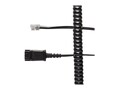 JPL Telecom BL-04+P U10PS Equivalent RJ-9   PLX QD Cable, 575-099-003                   , 41865402, Headphone & Headset Accessories