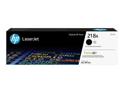 HP (W2180A) 218A Black Original LaserJet Toner Cartridge, W2180A, 41792344, Toner and Imaging Components - OEM